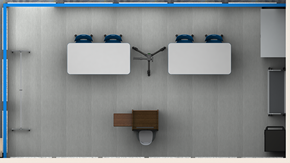 Media Center Video Creation Space - Plan View